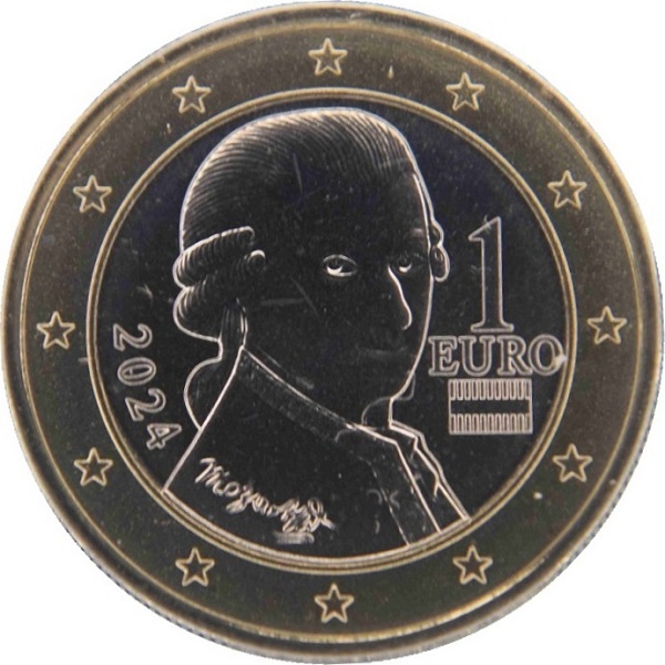 Австрия 1 Евро (2024) KM#