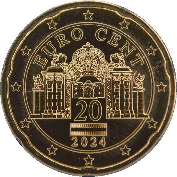 Австрия 20 Евро цент (2024) KM#