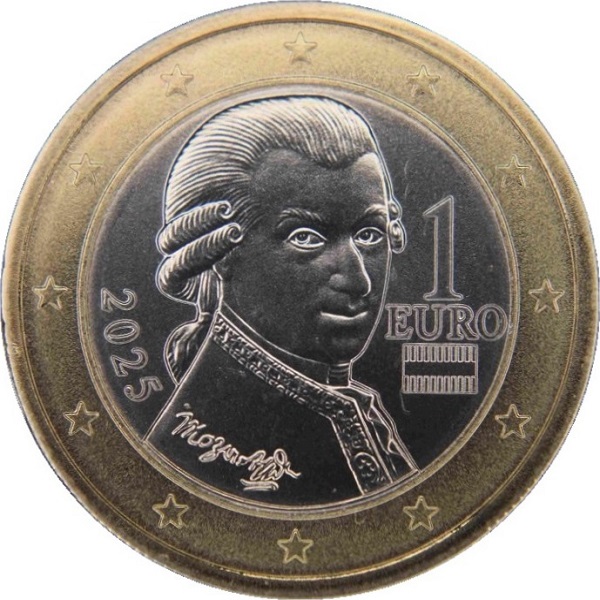 Австрия 1 Евро (2025) KM#