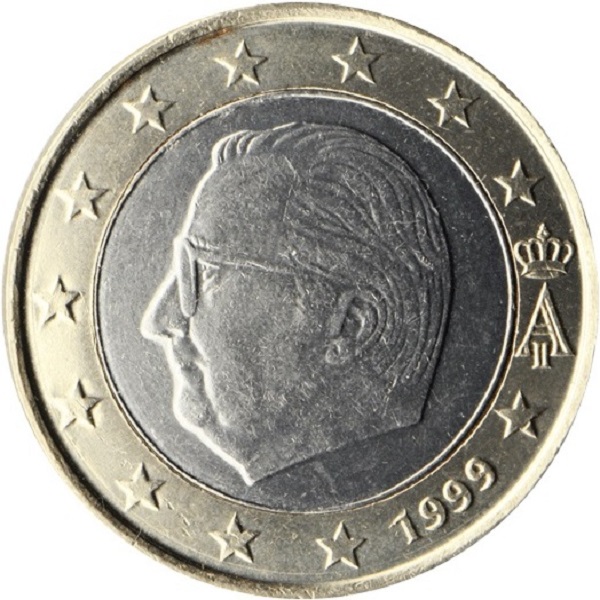 Бельгия 1 Евро (1999) KM#