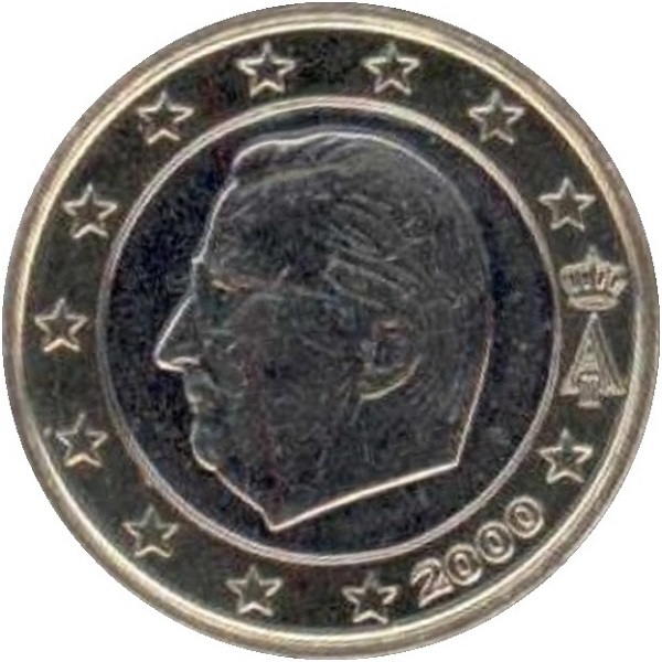 Бельгия 1 Евро (2000) KM#
