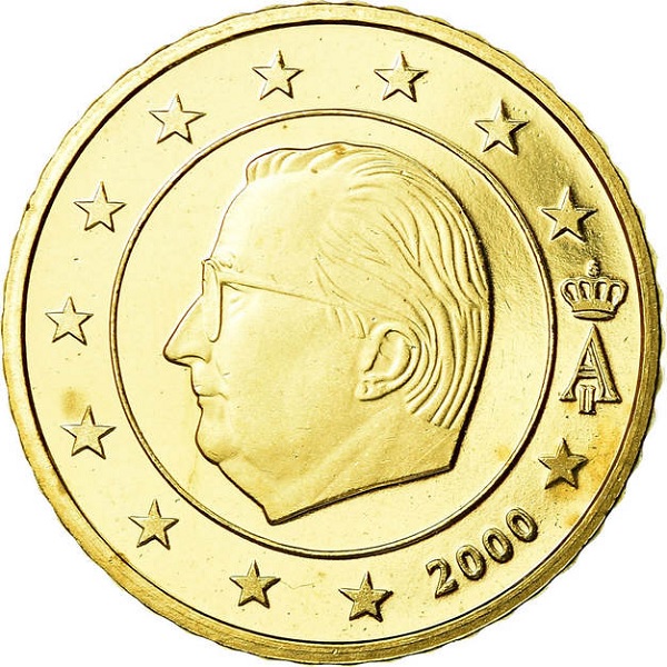 Бельгия 50 Евро цент (2000) KM#