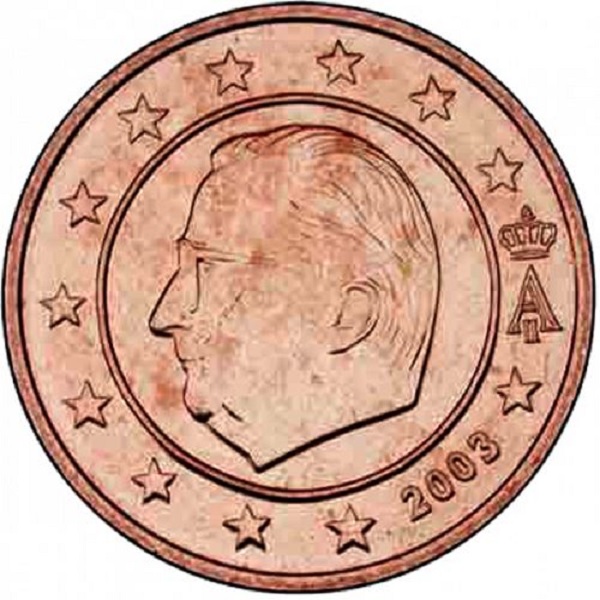 Бельгия 2 Евро цент (2003) KM#