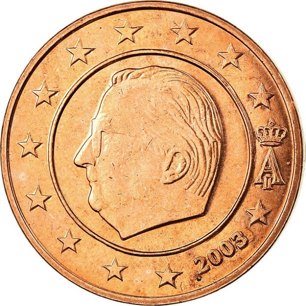 Бельгия 5 Евро цент (2003) KM#