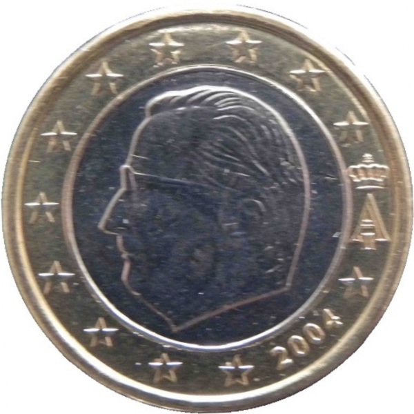 Бельгия 1 Евро (2004) KM#