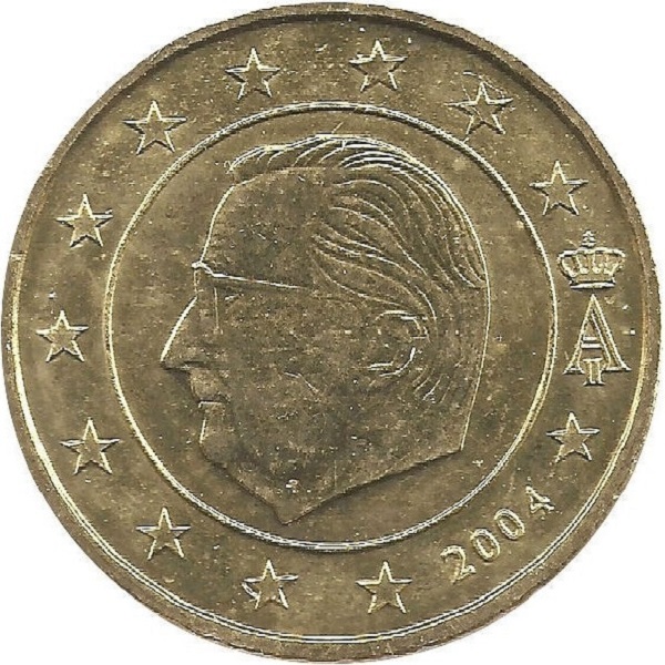 Бельгия 50 Евро цент (2004) KM#