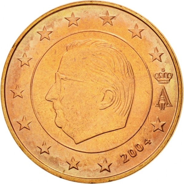 Бельгия 5 Евро цент (2004) KM#