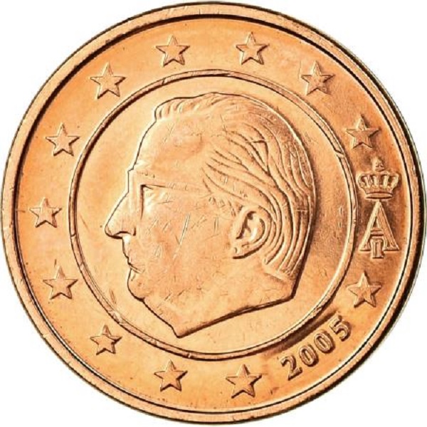 Бельгия 2 Евро цент (2005) KM#