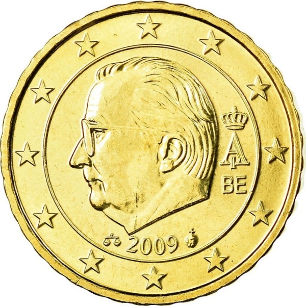 Бельгия 10 Евро цент (2009) KM#