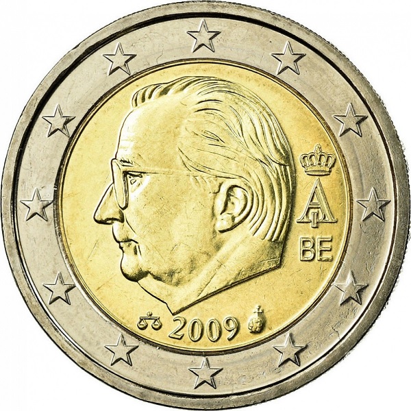 Бельгия 2 Евро (2009) KM#