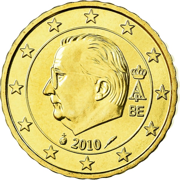Бельгия 10 Евро цент (2010) KM#
