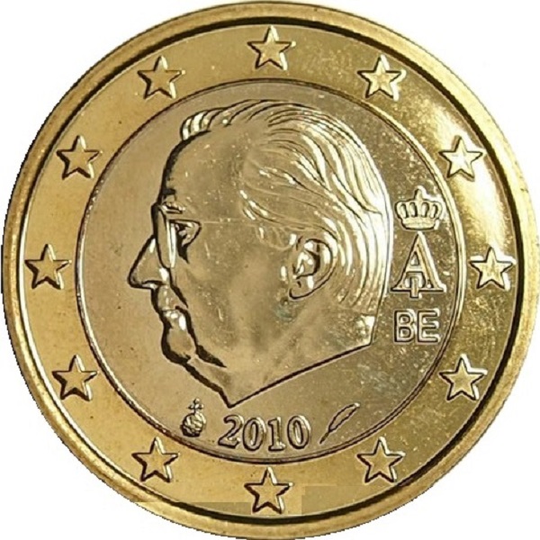 Бельгия 1 Евро (2010) KM#