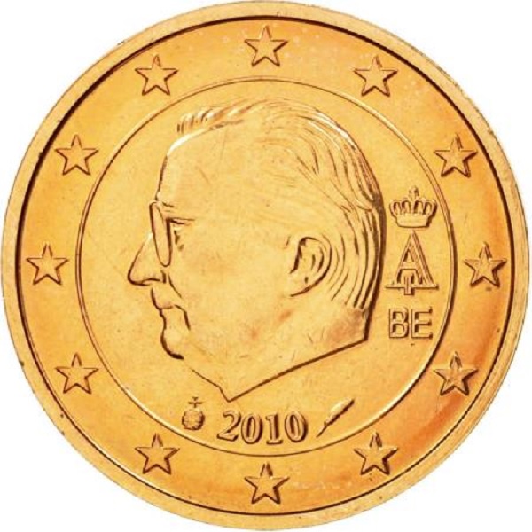 Бельгия 2 Евро цент (2010) KM#
