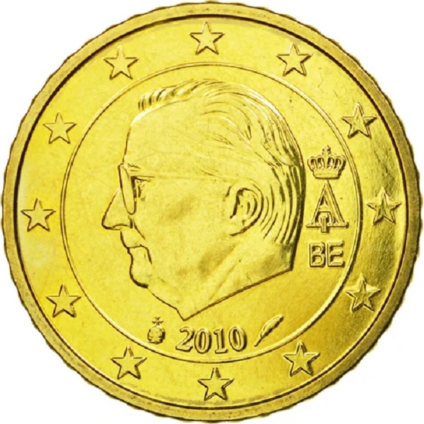 Бельгия 50 Евро цент (2010) KM#