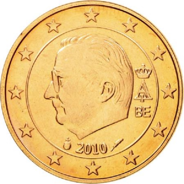 Бельгия 5 Евро цент (2010) KM#