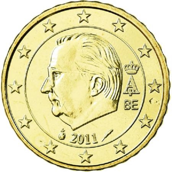 Бельгия 10 Евро цент (2011) KM#