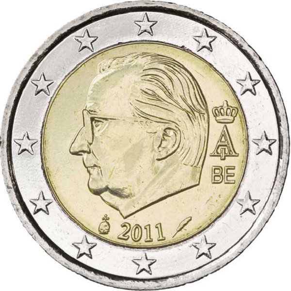 Бельгия 2 Евро (2011) KM#