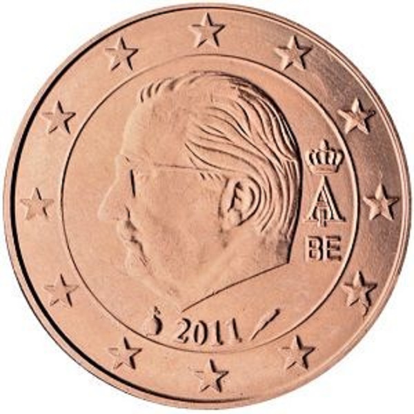 Бельгия 2 Евро цент (2011) KM#
