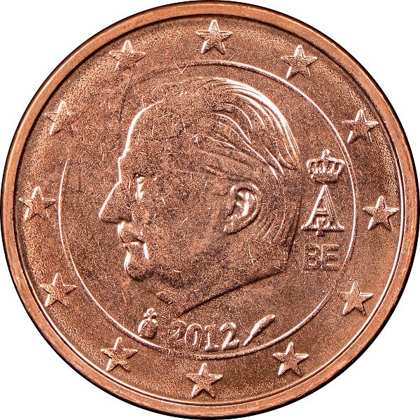 Бельгия 2 Евро цент (2012) KM#
