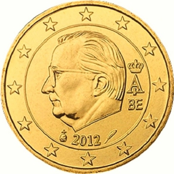 Бельгия 50 Евро цент (2012) KM#