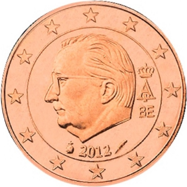 Бельгия 5 Евро цент (2012) KM#