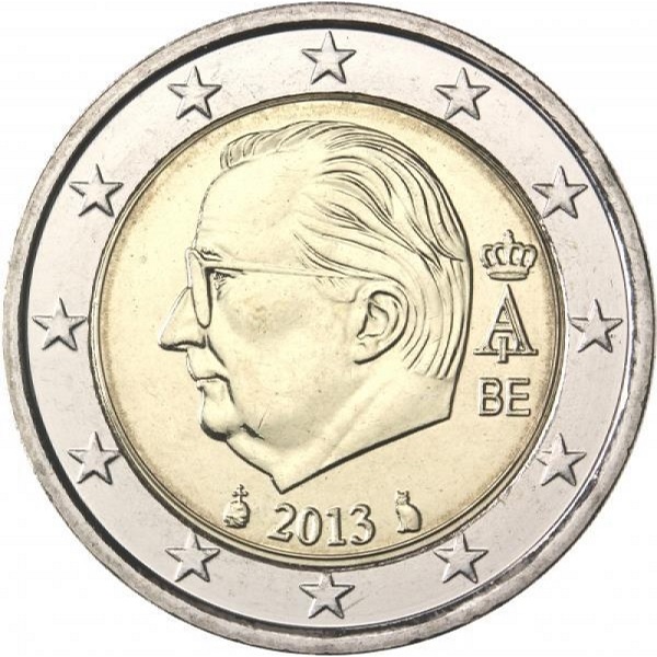 Бельгия 2 Евро (2013) KM#