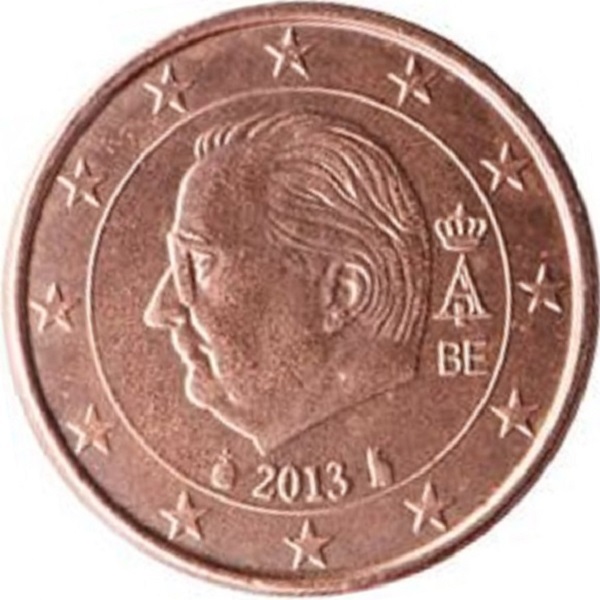 Бельгия 2 Евро цент (2013) KM#