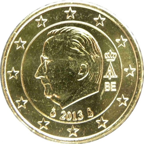 Бельгия 50 Евро цент (2013) KM#