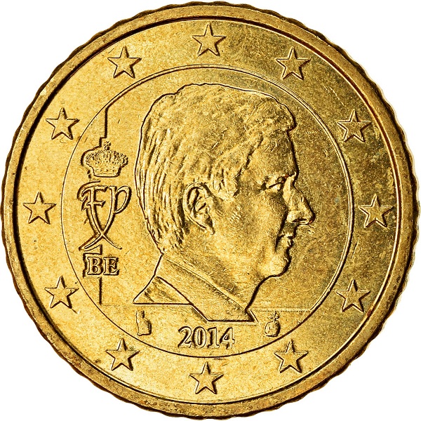 Бельгия 50 Евро цент (2014) KM#