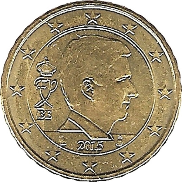 Бельгия 10 Евро цент (2015) KM#