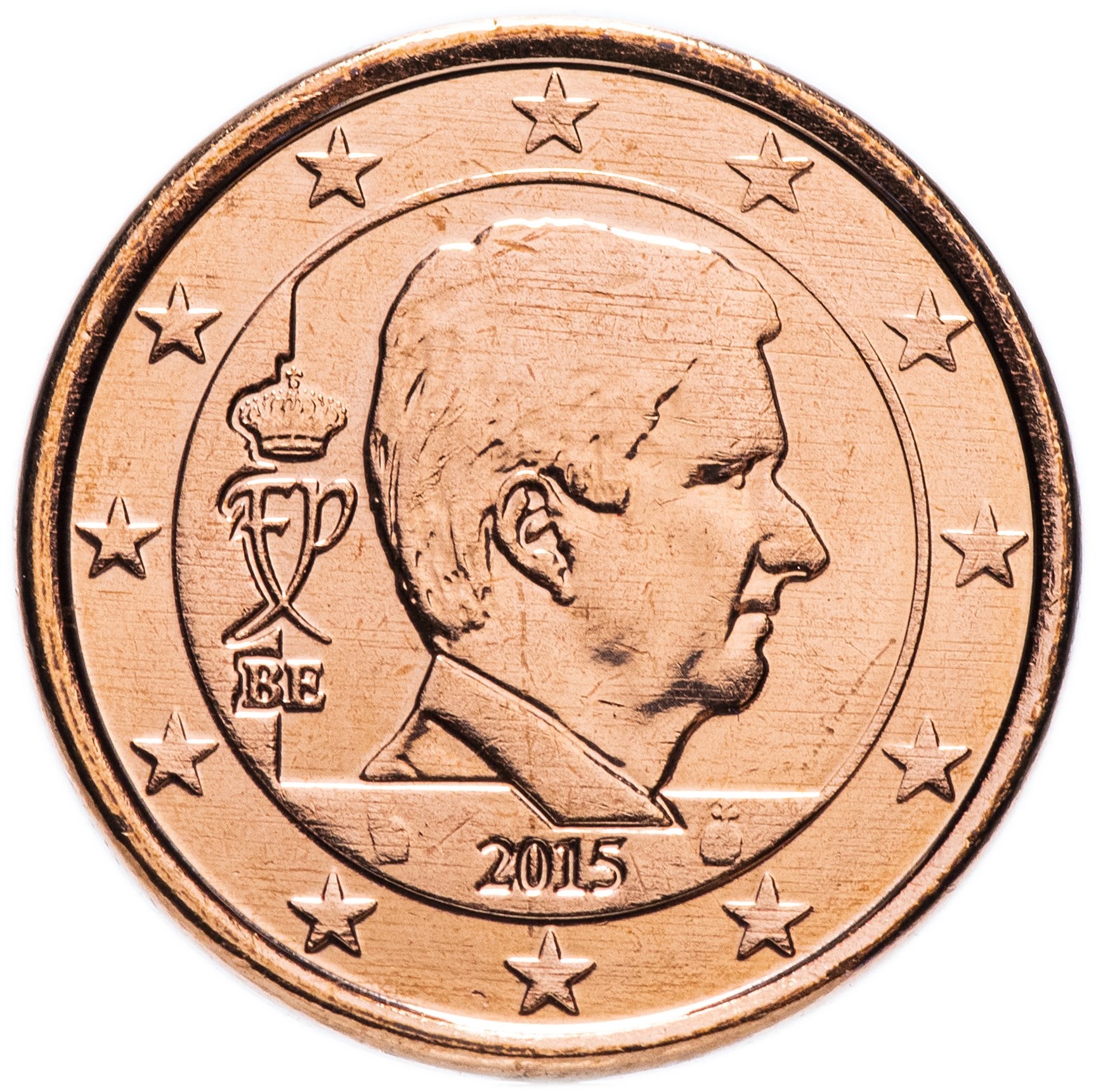 Бельгия 1 Евро цент (2015) KM#
