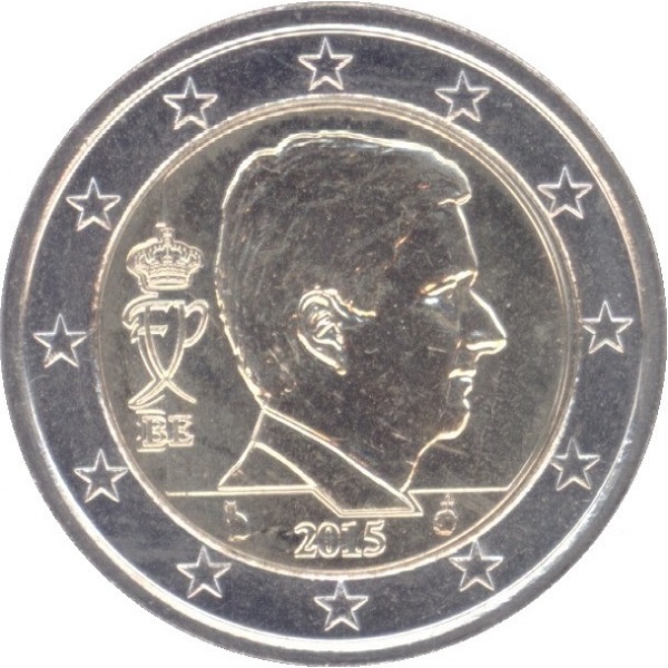 Бельгия 2 Евро (2015) KM#