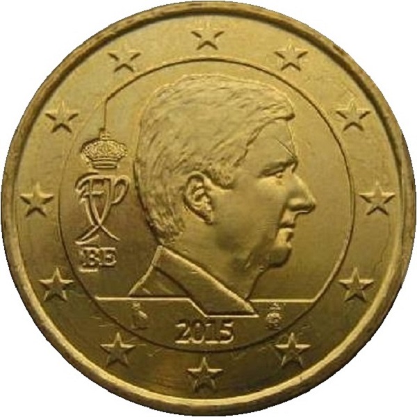 Бельгия 50 Евро цент (2015) KM#