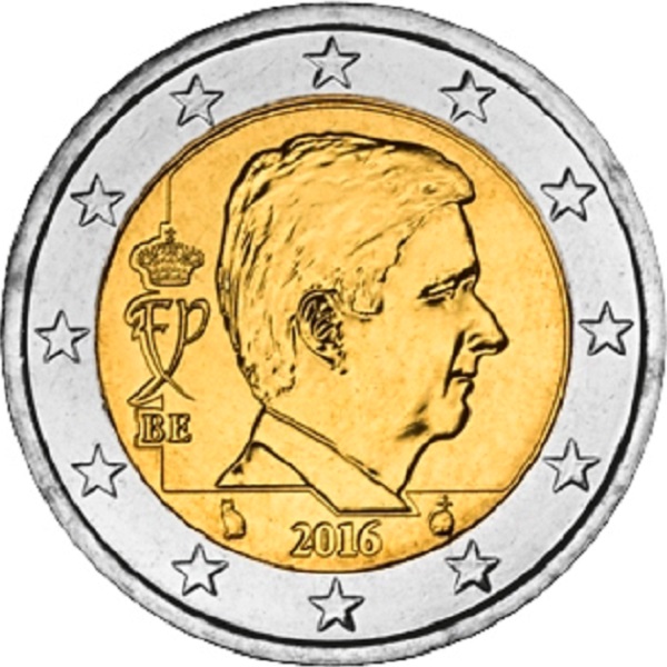 Бельгия 2 Евро (2016) KM#