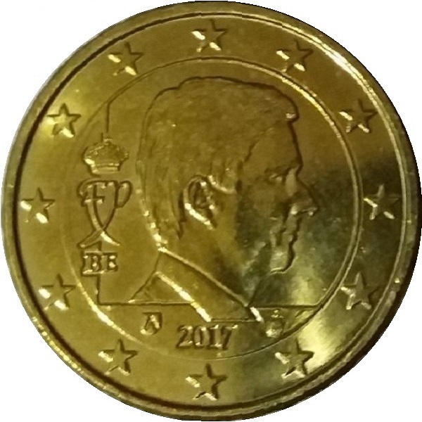 Belgium 10 Euro cent (2017) KM#