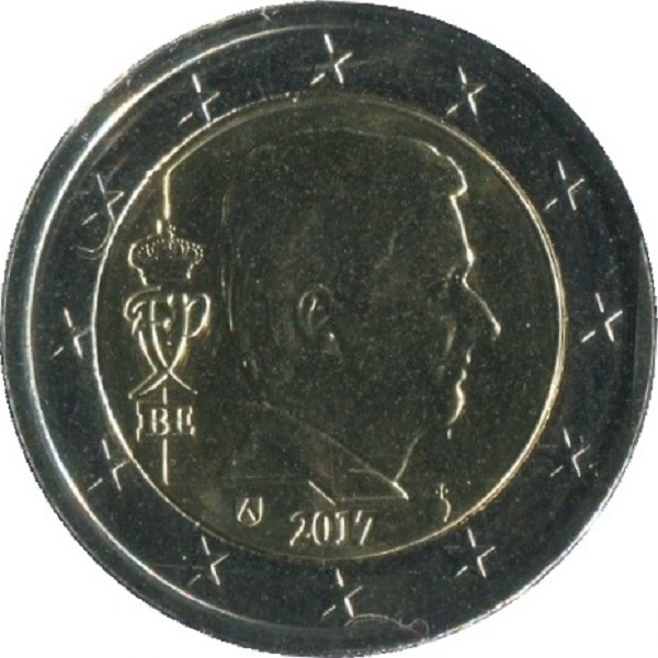 Belgium 2 Euro (2017) KM#