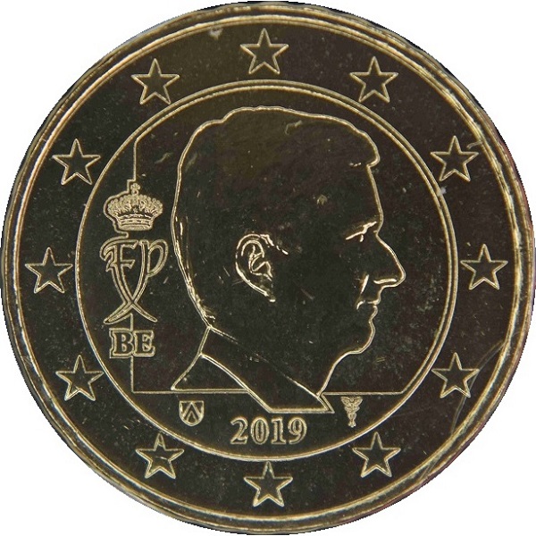 Бельгия 10 Евро цент (2019) KM#