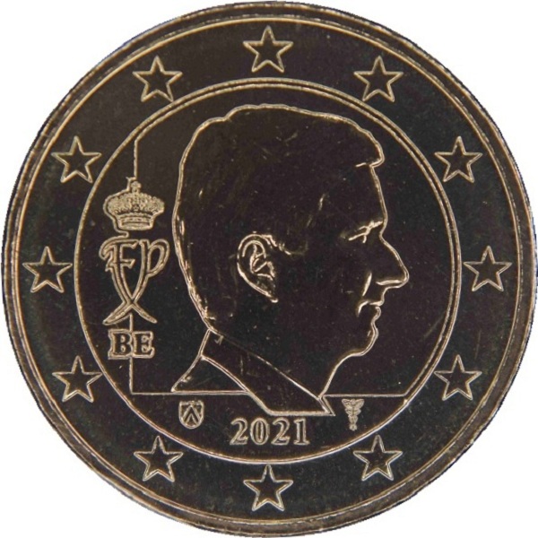 Бельгия 10 Евро цент (2021) KM#