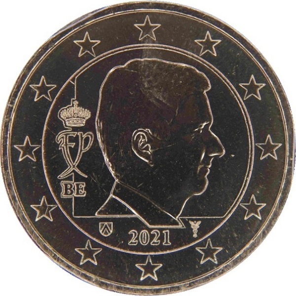 Бельгия 50 Евро цент (2021) KM#