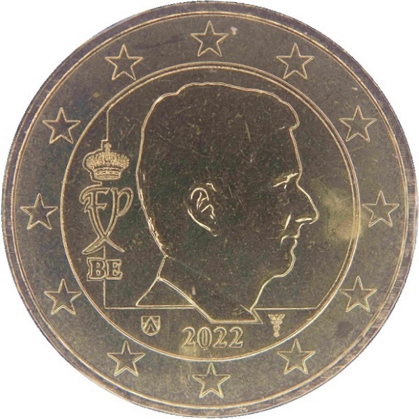 Бельгия 50 Евро цент (2022) KM#