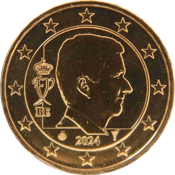 Бельгия 10 Евроцент (2024) KM#