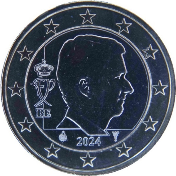 Бельгия 1 Евро (2024) KM#