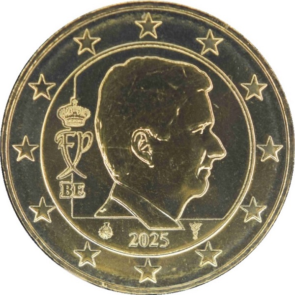 Бельгия 10 Евро цент (2025) KM#