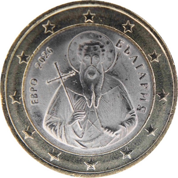 Болгария 1 Евро (2026) KM#