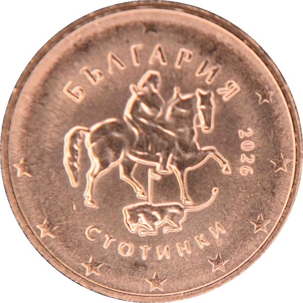 Болгария 2 Евроцент (2026) KM#