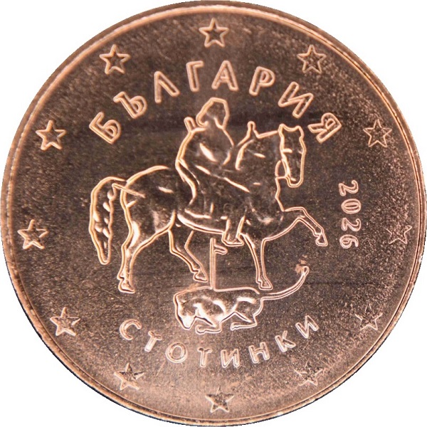 Болгария 5 Евроцент (2026) KM#