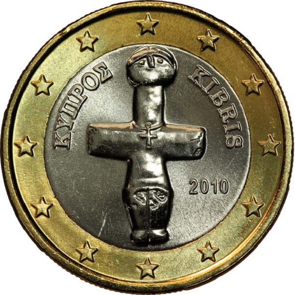 Кипр 1 Евро (2010) KM#
