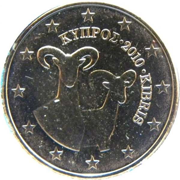 Кипр 1 Евро цент (2010) KM#