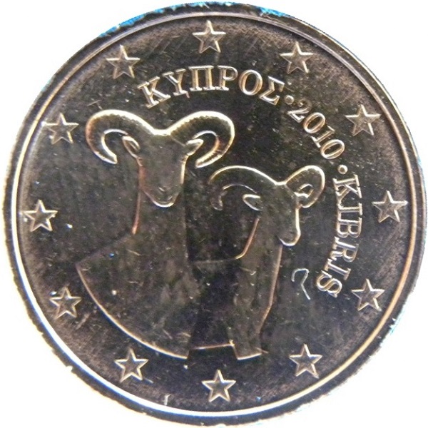 Кипр 2 Евро цент (2010) KM#