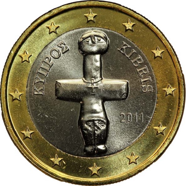 Кипр 1 Евро (2011) KM#